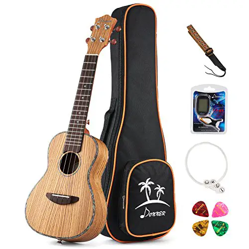 Donner DUC-2 Zebrawood Concert Ukulele