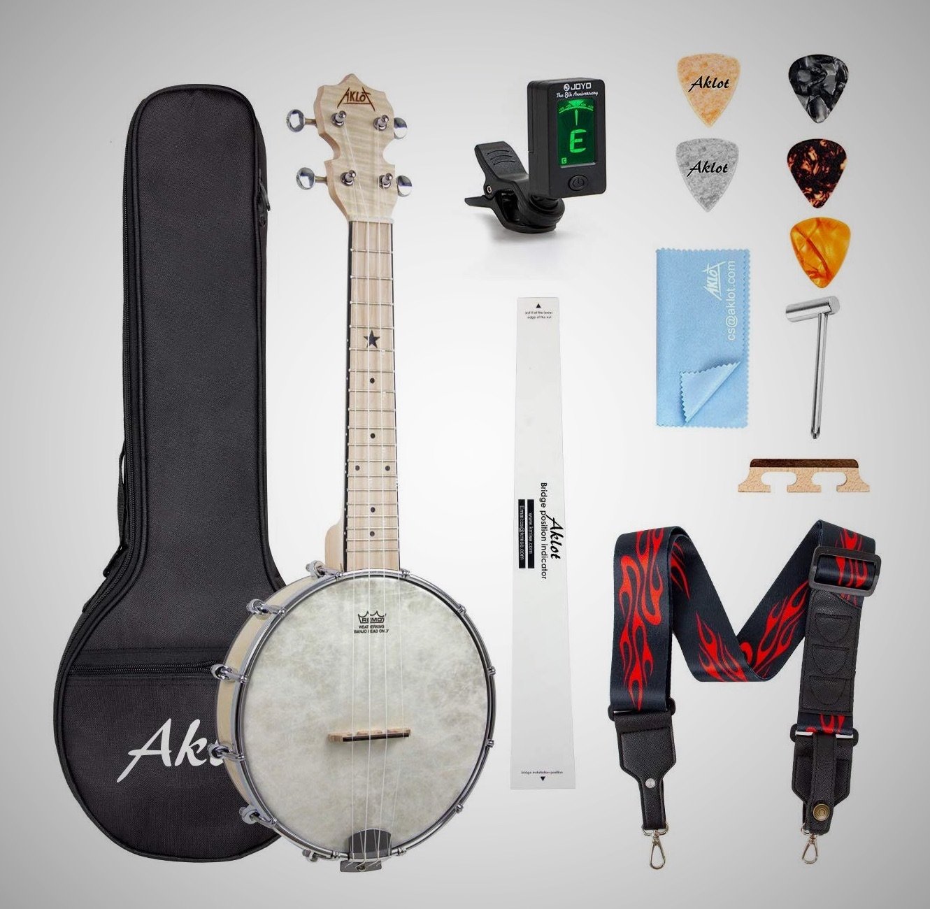 Aklot Banjolele Package