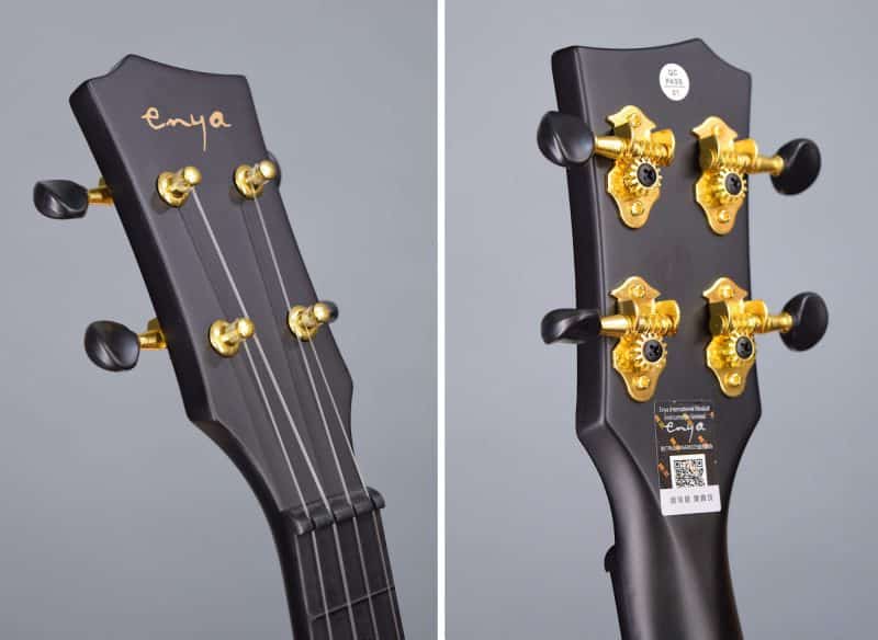 Enya Nova U Ukulele Headstock Front and Back