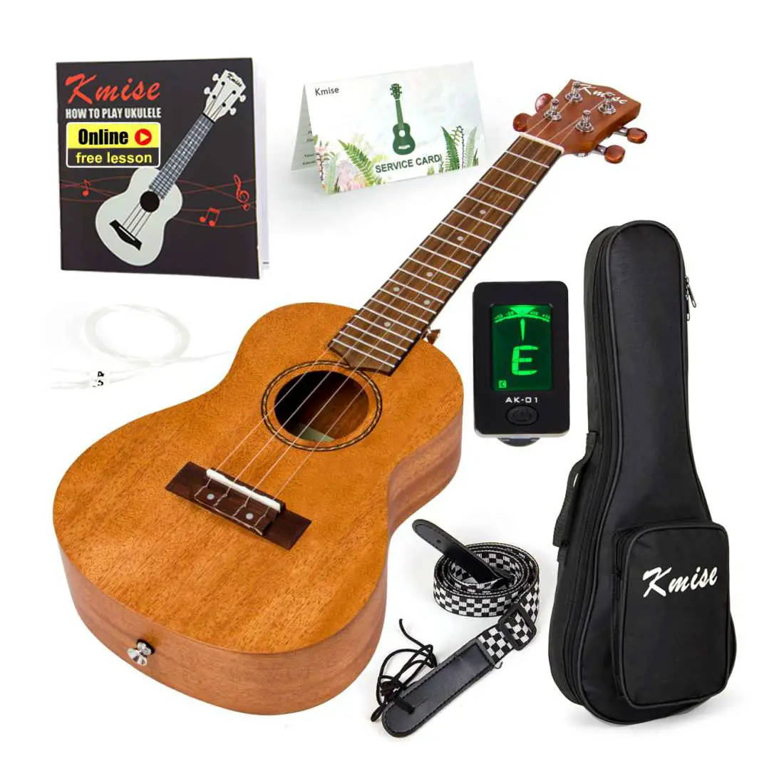 Kmise Tenor Uke Kit - One of the best ukuleles under $100