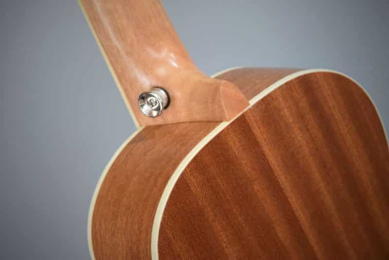 Lohanu ukulele heel - closeup