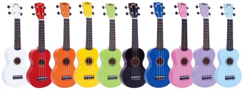 Mahalo Rainbow Series Ukuleles - All Colors