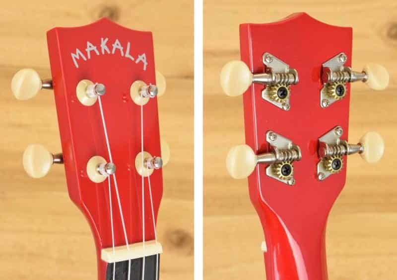 Makala MK-SD Ukulele - Headstock Front and Back