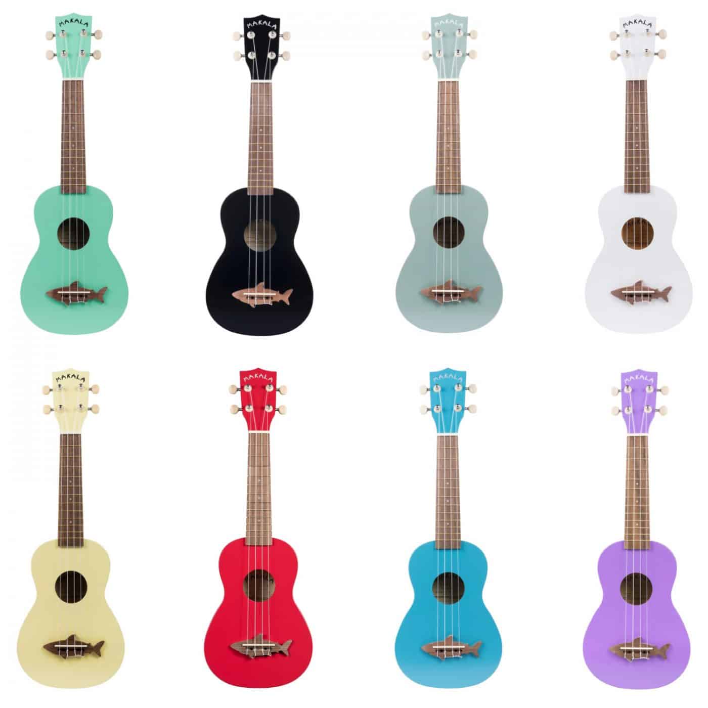 Makala Shark Ukulele All Colors - BeginnerUkuleles.com