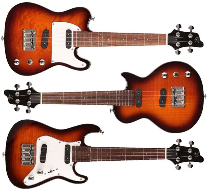 Vorson Solid-Body Electric Ukuleles